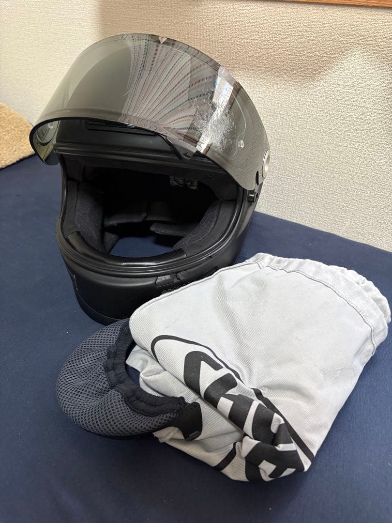 SHOEI グラムスター マットブラック Lサイズ SHOEI / Glamster マットブラック ｜ エムプラン 不動産・アメカジ