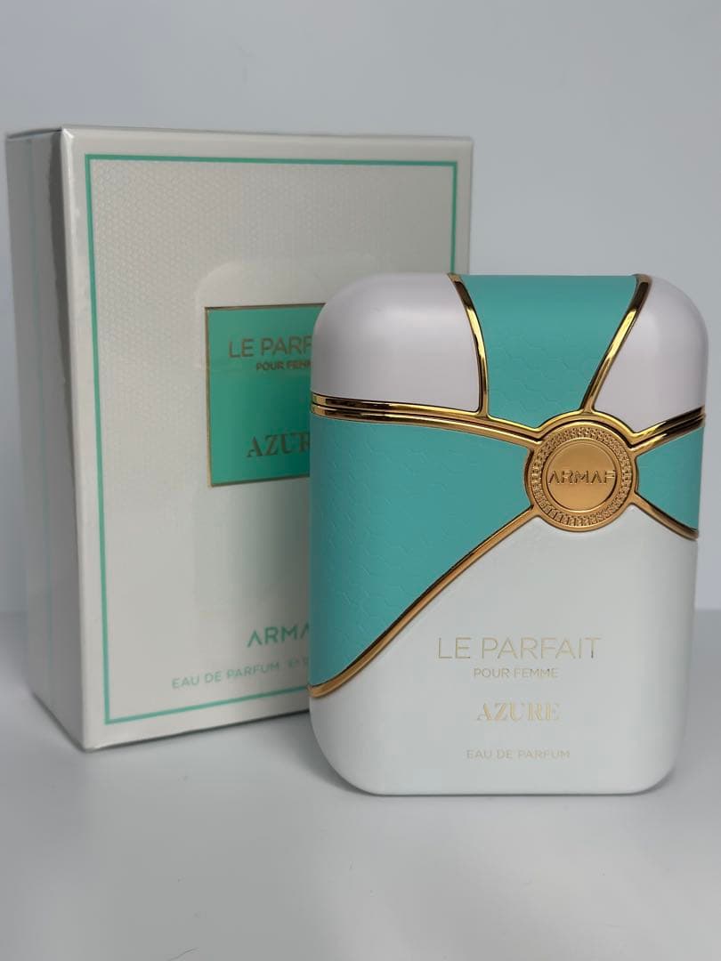香水(女性用) ARMAS LE PARFAIT POUR FEMME AZURE Armaf Le Parfait Azure EDP 3.38 oz, Amber Floral Fragrance for