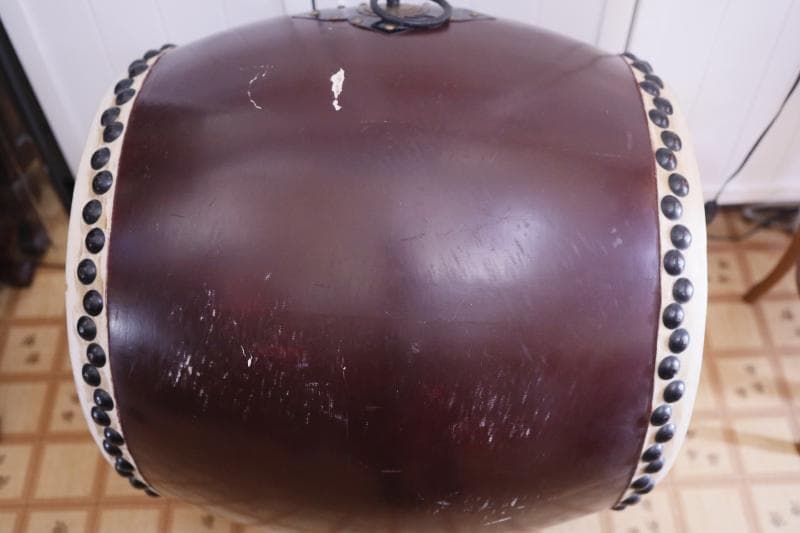 ◇特大 1尺6寸 和太鼓 長胴太鼓 胴高45cm 和楽器