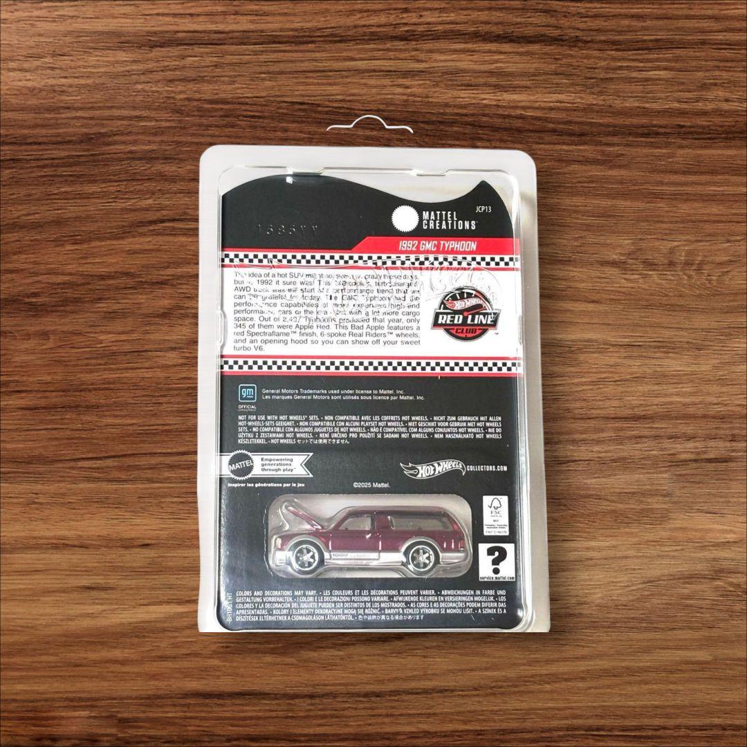 RLC限定 ホットウィール 1992 GMC タイフーン ミニカー - メルカリ