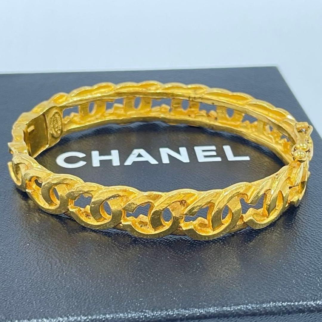 CHANEL シャネル ブレスレット ヴィンテージ バングル 【匿名配送