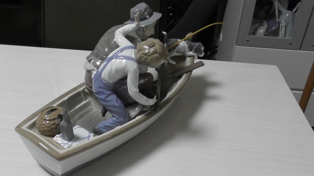 LLADRO リヤドロ【おじいちゃんと魚釣り】2 リアドロ インテリア L506
