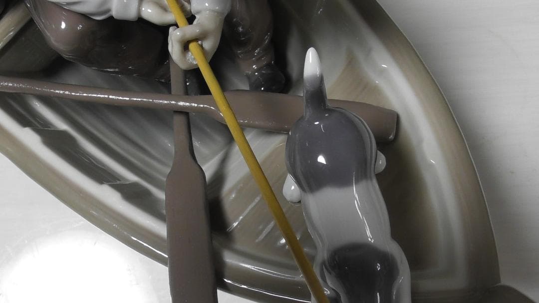 LLADRO リヤドロ【おじいちゃんと魚釣り】2 リアドロ インテリア L506