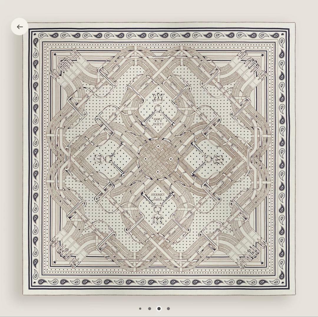 新品未使用　エルメス　2026新作　カレジェアン 《馬銜・バンダナ》本物保証