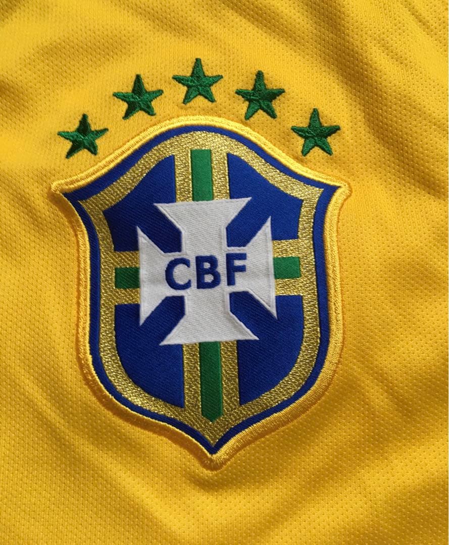 美品】2014 FIFA W杯サッカーブラジル代表ネイマール10番ユニフォーム