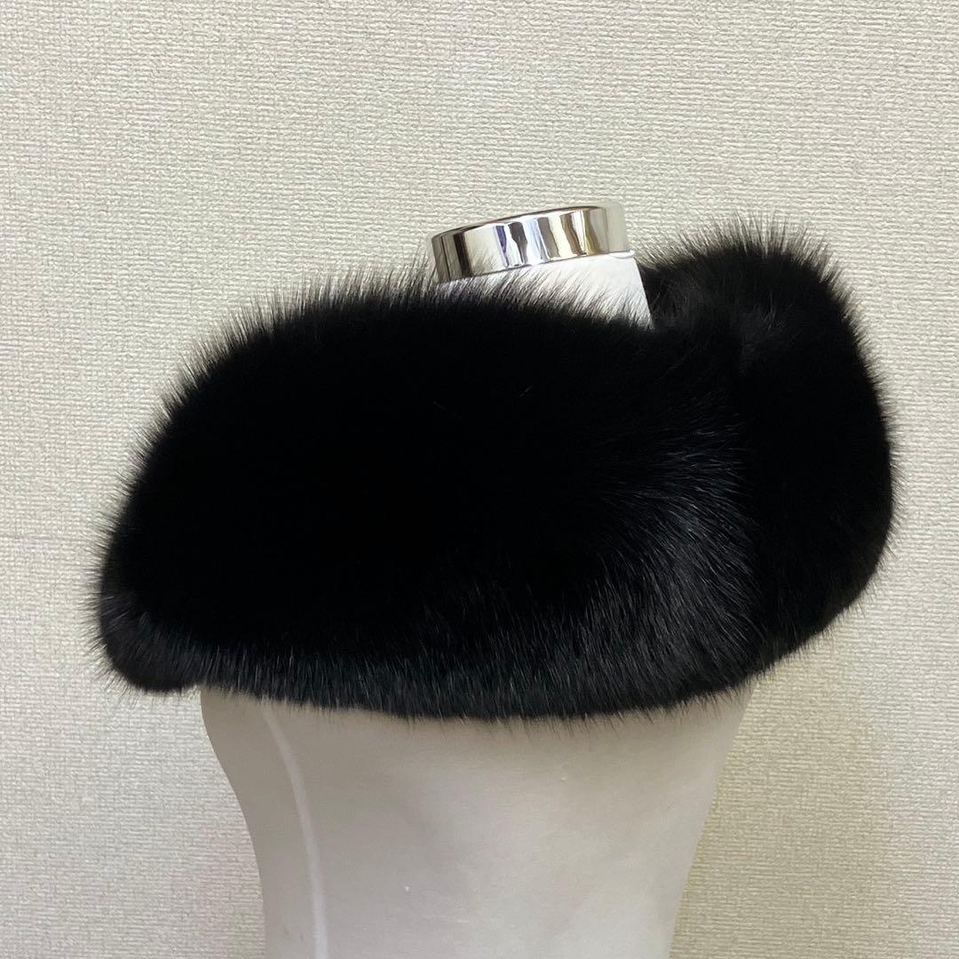 《未使用》SAGA FOX サガフォックス　フォックス　ショール　ブラック256