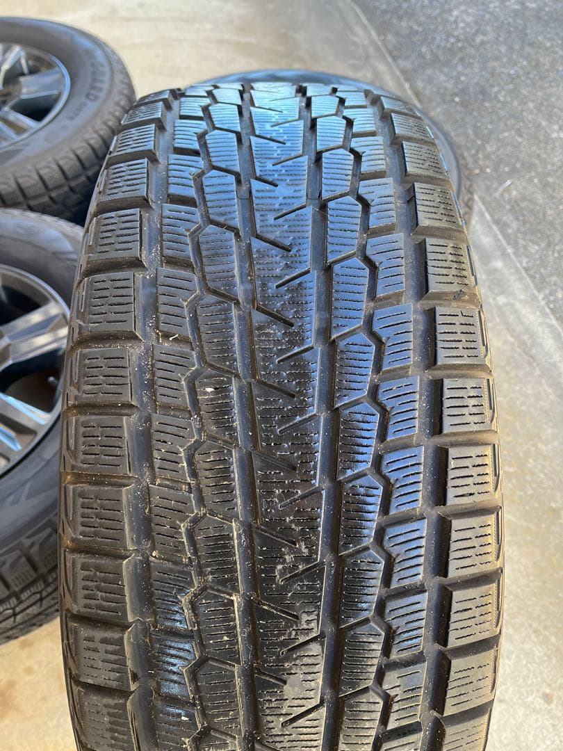 中古】YOKOHAMA 20年16インチG075スタッドレスiceGUARD アルミタイヤ