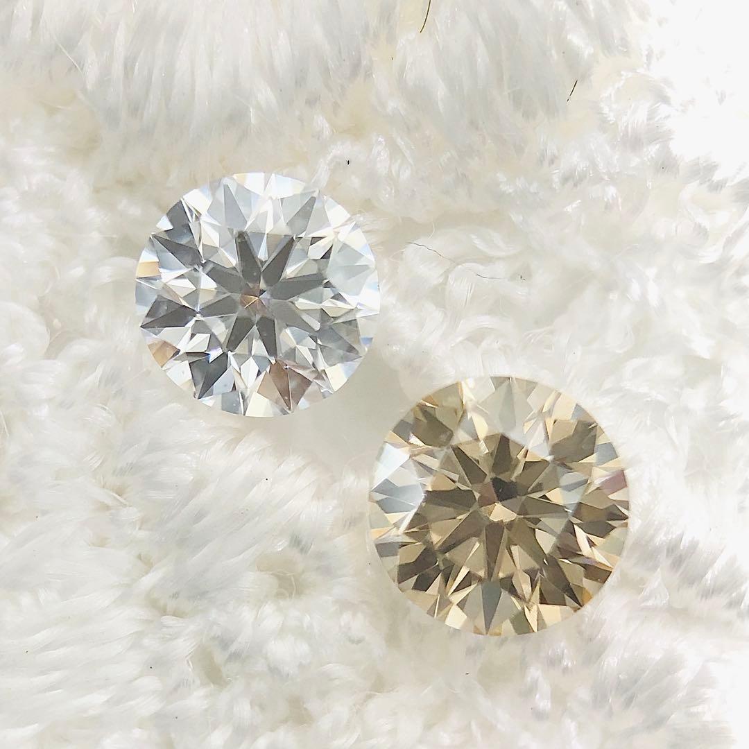 0.298ct Light Brown VS-1 Good ブラウンダイヤルース