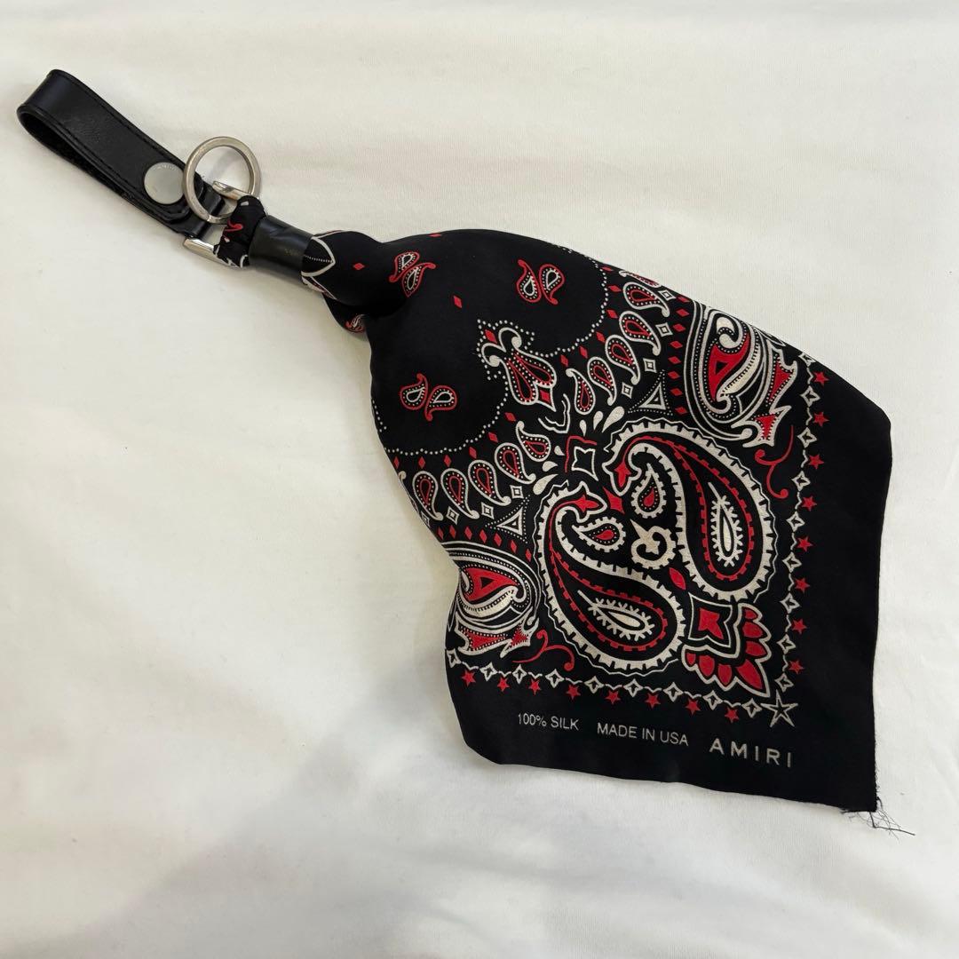 AMIRI バンダナキーチェーン AMIRI】MA BANDANA KEYCHAIN バンダナ キーチェーン (AMIRI/キーケース