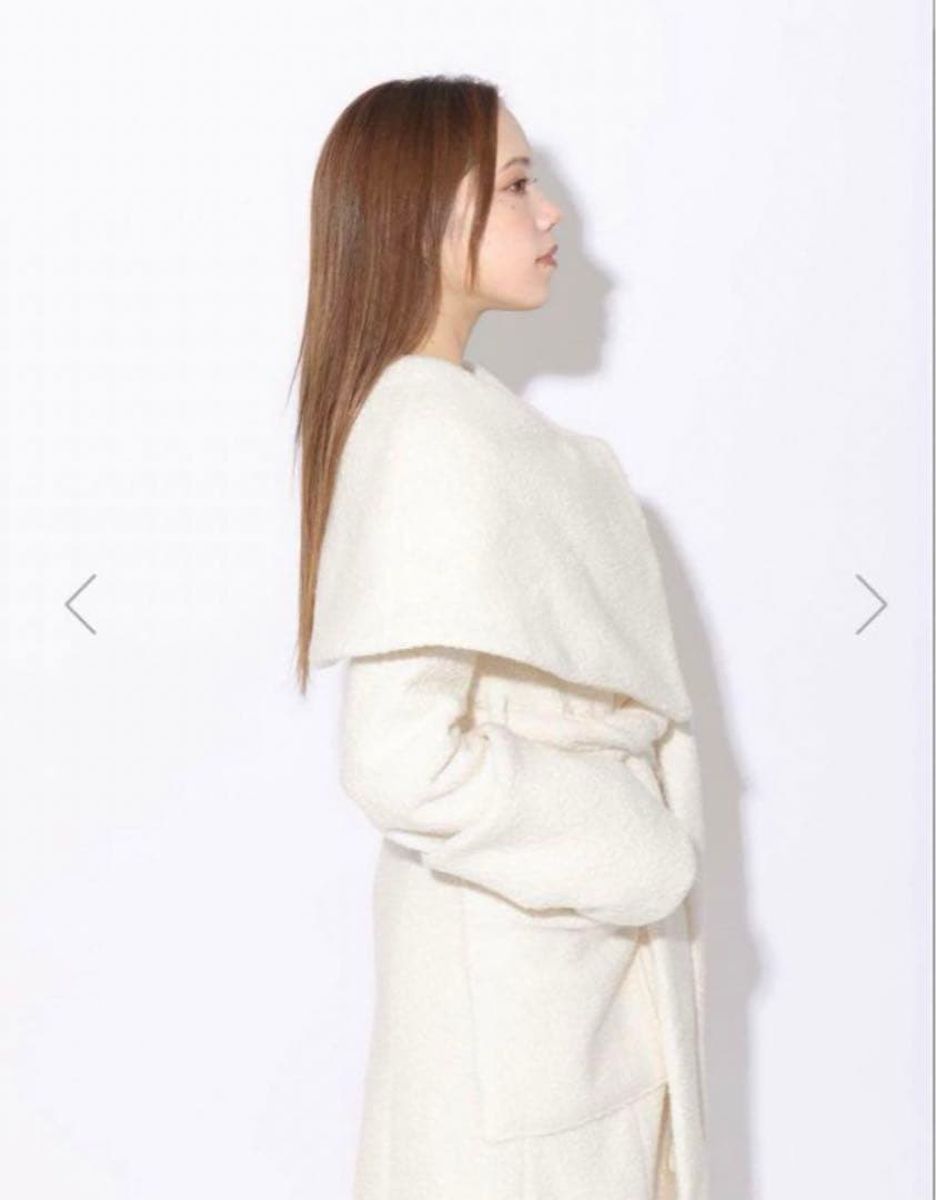 melt the lady】 wrapping gown coat
