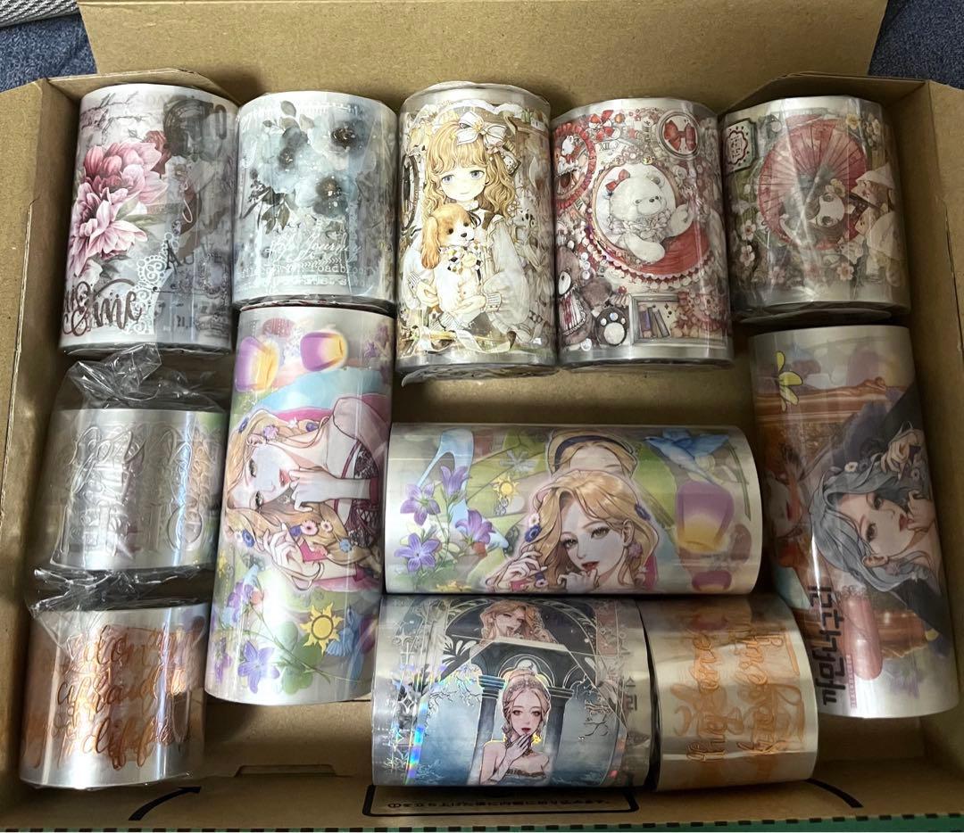 c*☻様 ①新品　PETテープ　まとめて　マスキングテープ　海外　くま　女の子 海外透明PETテープ | cherish365_zakka