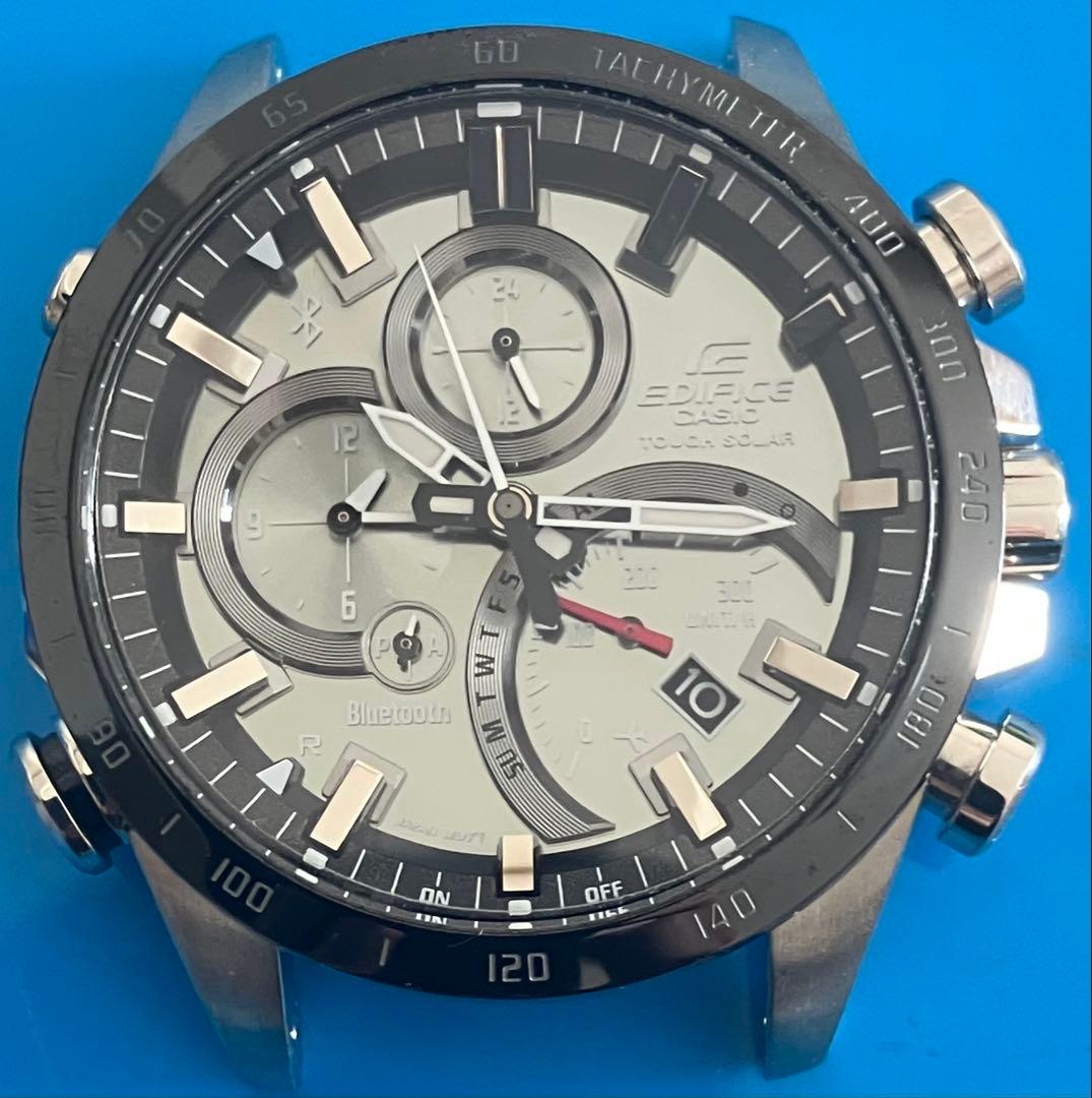 CASIO EDIFICE EQB-501XBL-1AJF ベルト無し　中古品 CASIO カシオ EDIFICE エディフィス タイムトラベラー ソーラー