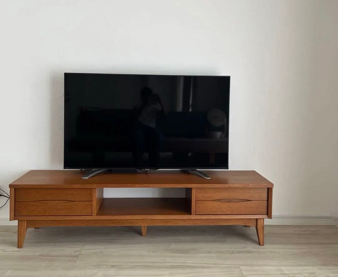 稀少 ウニコ unico SIGNE シグネ テレビボード W1600 ブラウン - メルカリ