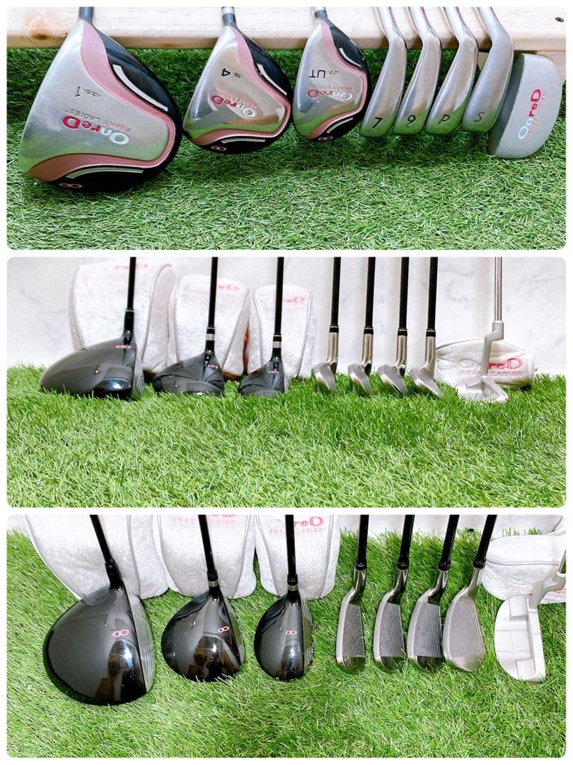 ゴルフクラブセット】初心者オススメ レディース FLEX L 8本15 初心者
