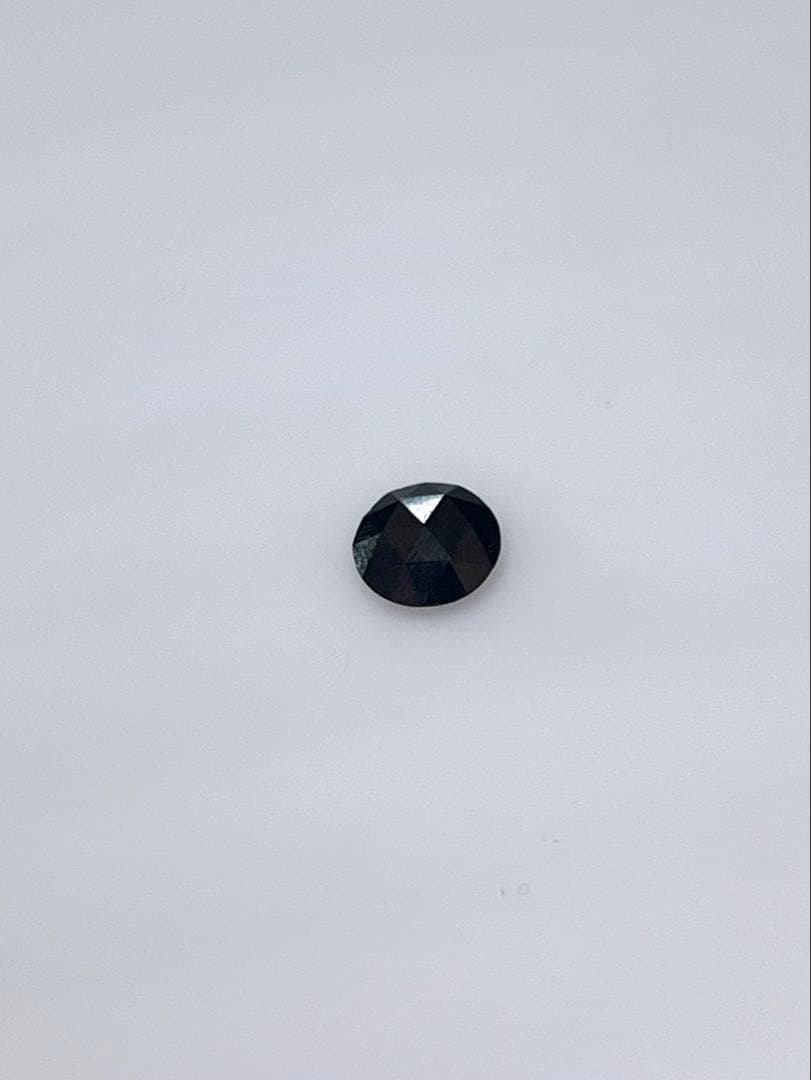 PT天然ブラックダイヤ 片耳ピアス 1.0ct 鑑別カード付き