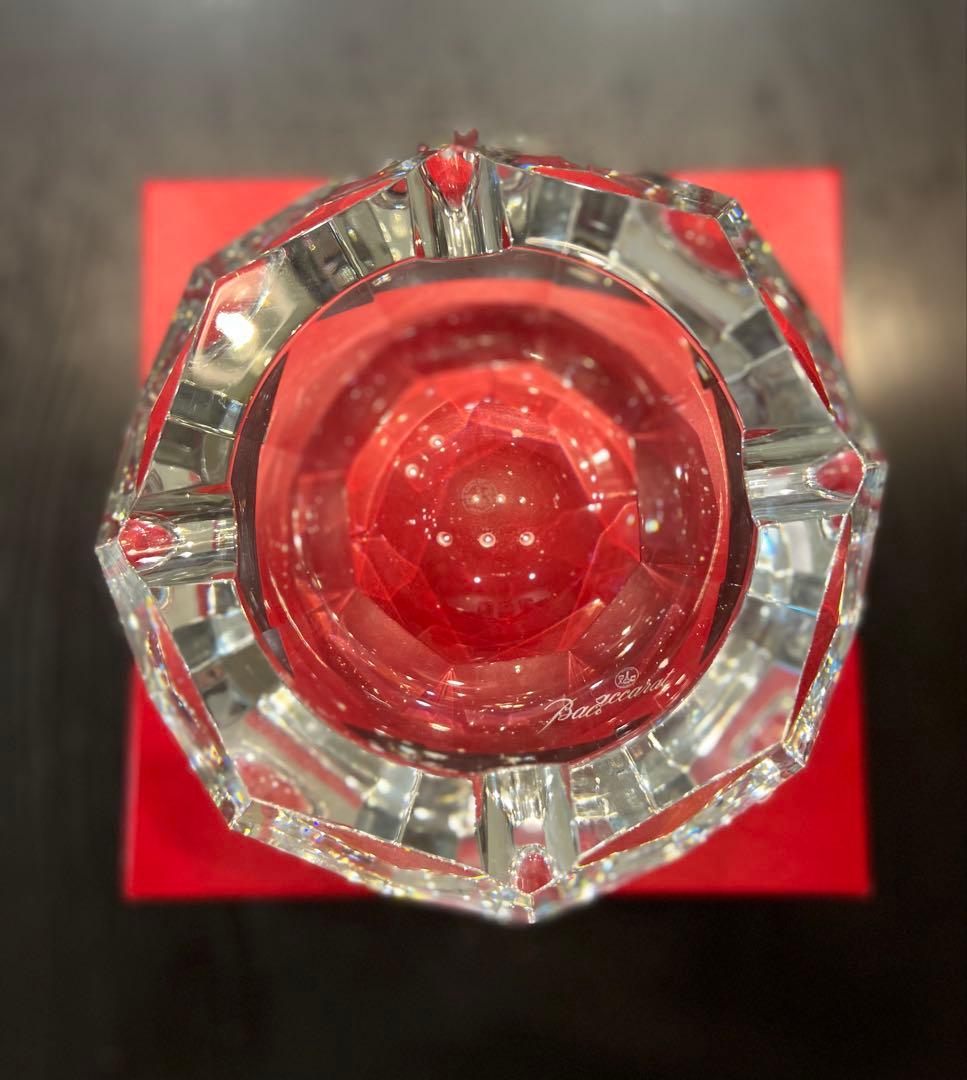 本物・箱付】バカラ Baccarat 灰皿 キャメル オクタゴン 小物入れ