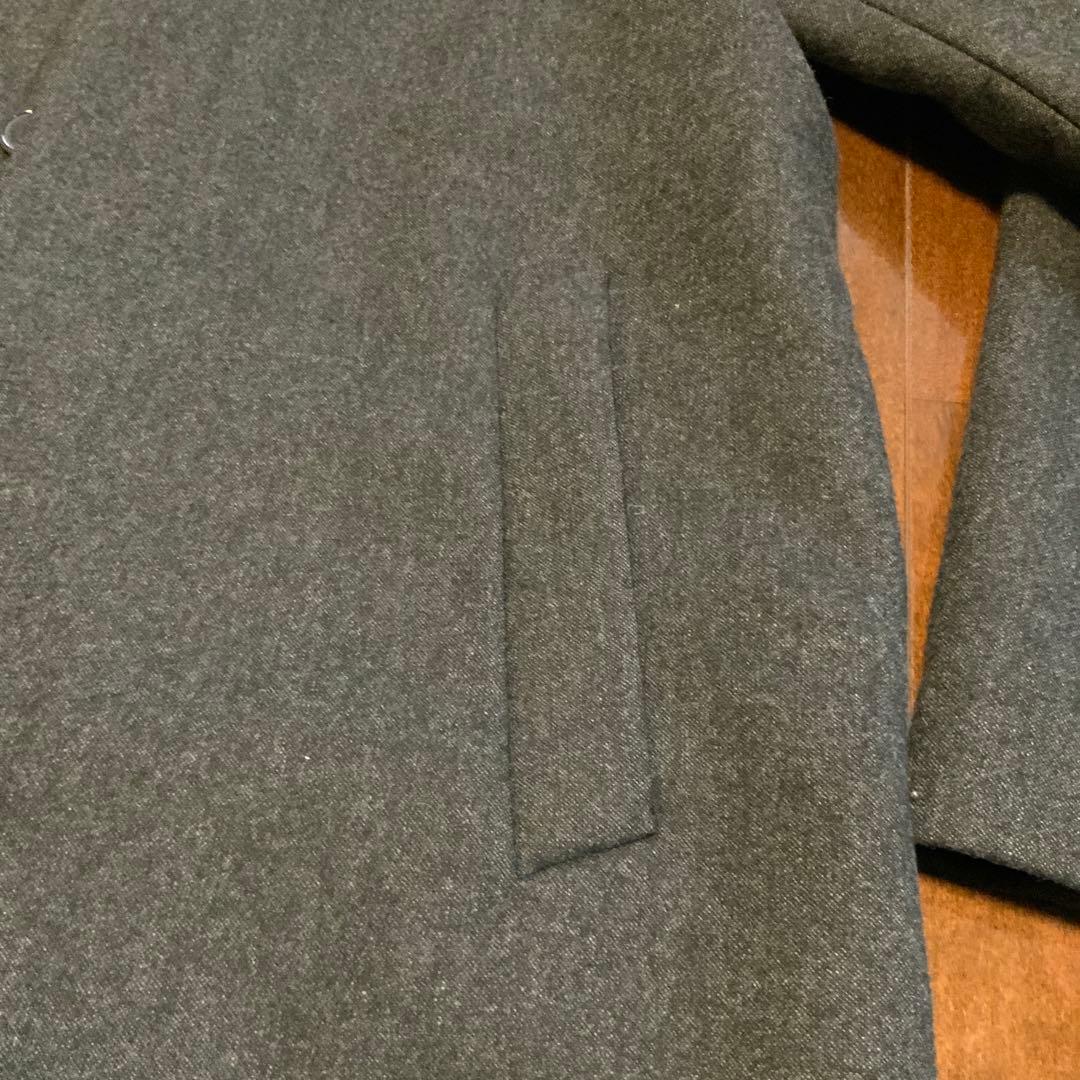 MAISON KITSUNÉ チェスターコート Mサイズ ダークグレー