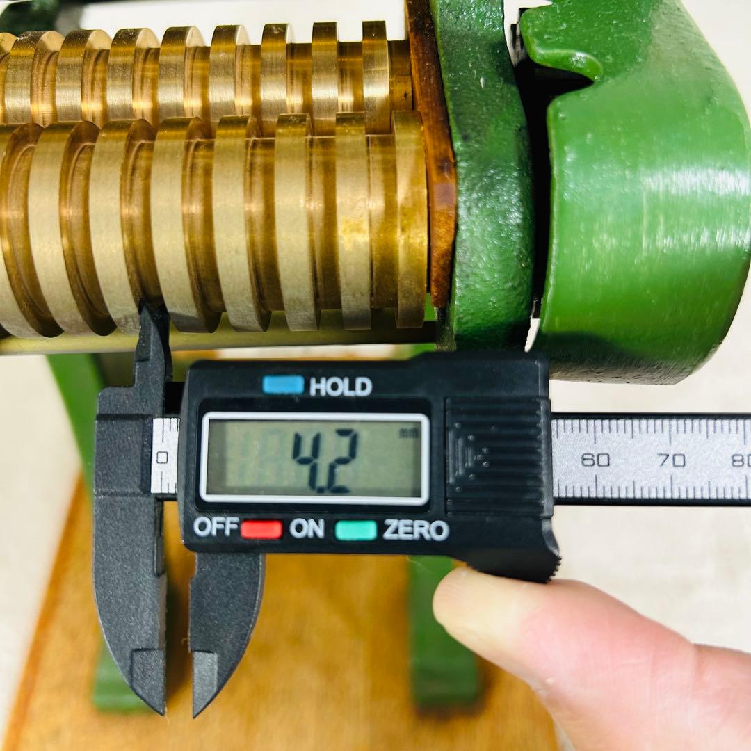 【美品】小野式製麺機　両刃型　2.2mm 4.2mm