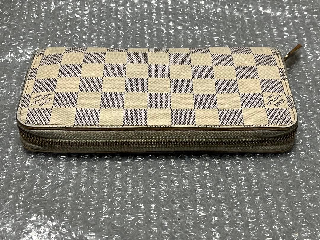 正規品 ルイヴィトン ダミエ アズール ジッピー ウォレット 長財布