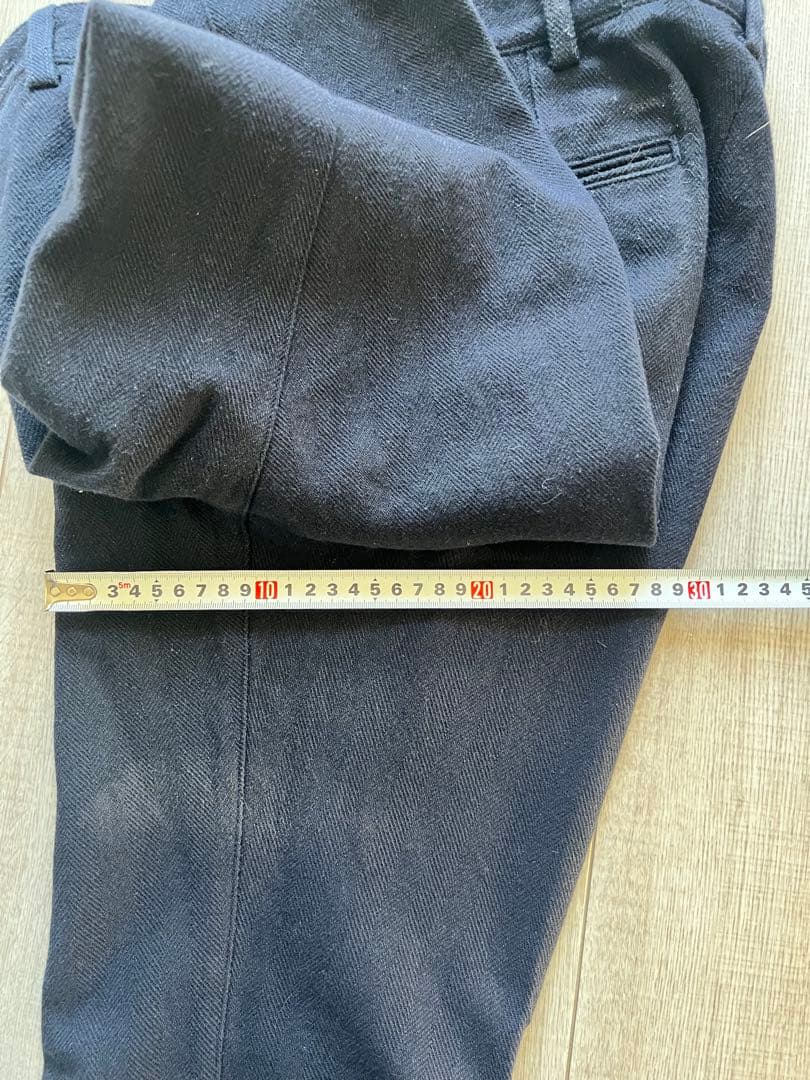 ADDICT CLOTHES HERRINGBONE WORK TROUSERS