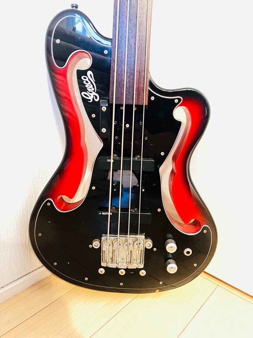 激レア Greco / A-100FL BK カスタム フレットレスベース - メルカリ