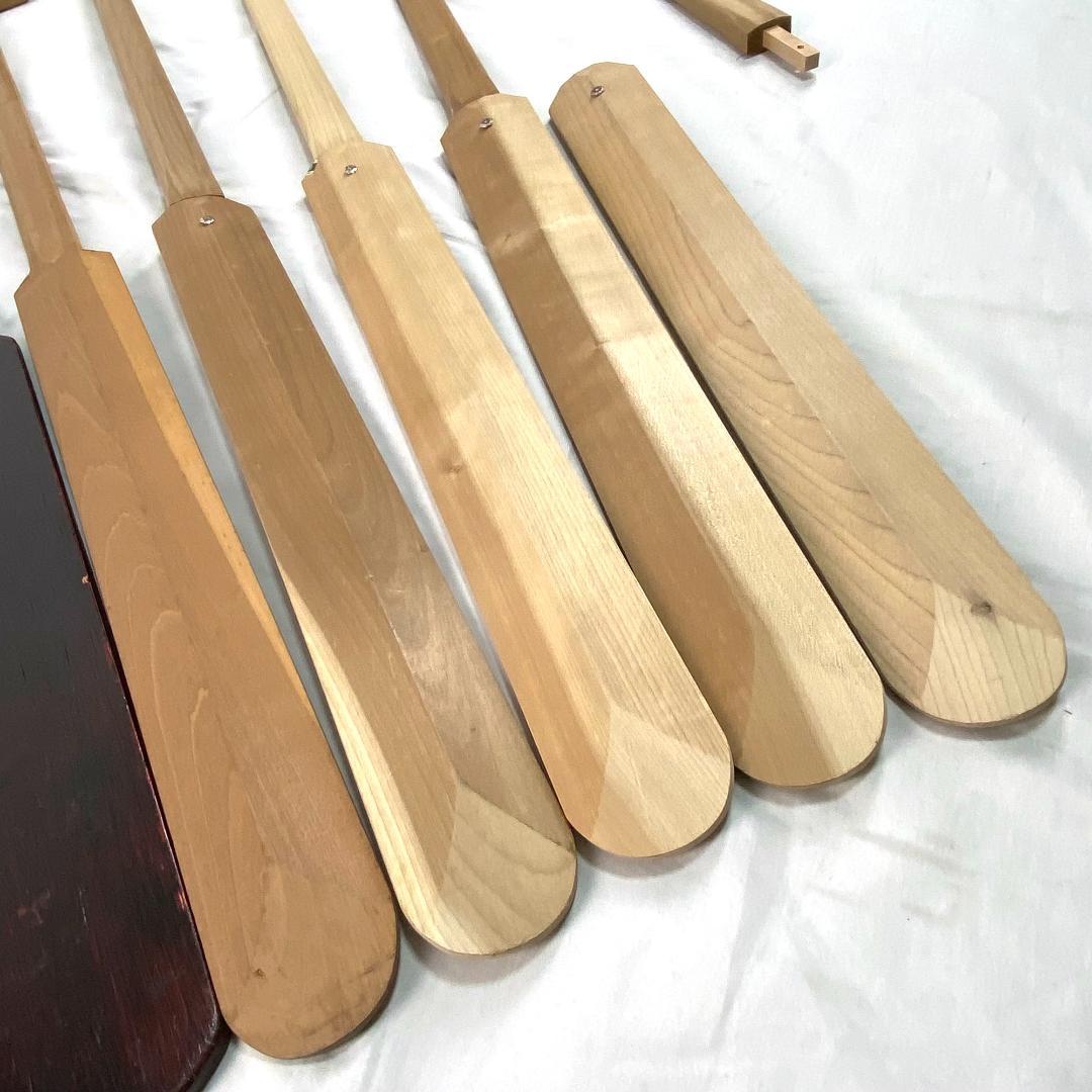 PB213 櫂 7点まとめて 踊り用品 日本舞踊 演劇 木製 舟をこぐ - メルカリ
