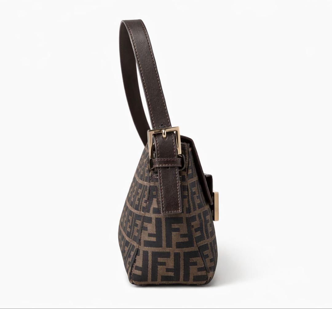 Fendi マンマバゲット ズッカ柄 FF金具 ショルダーバッグ ヴィンテージ