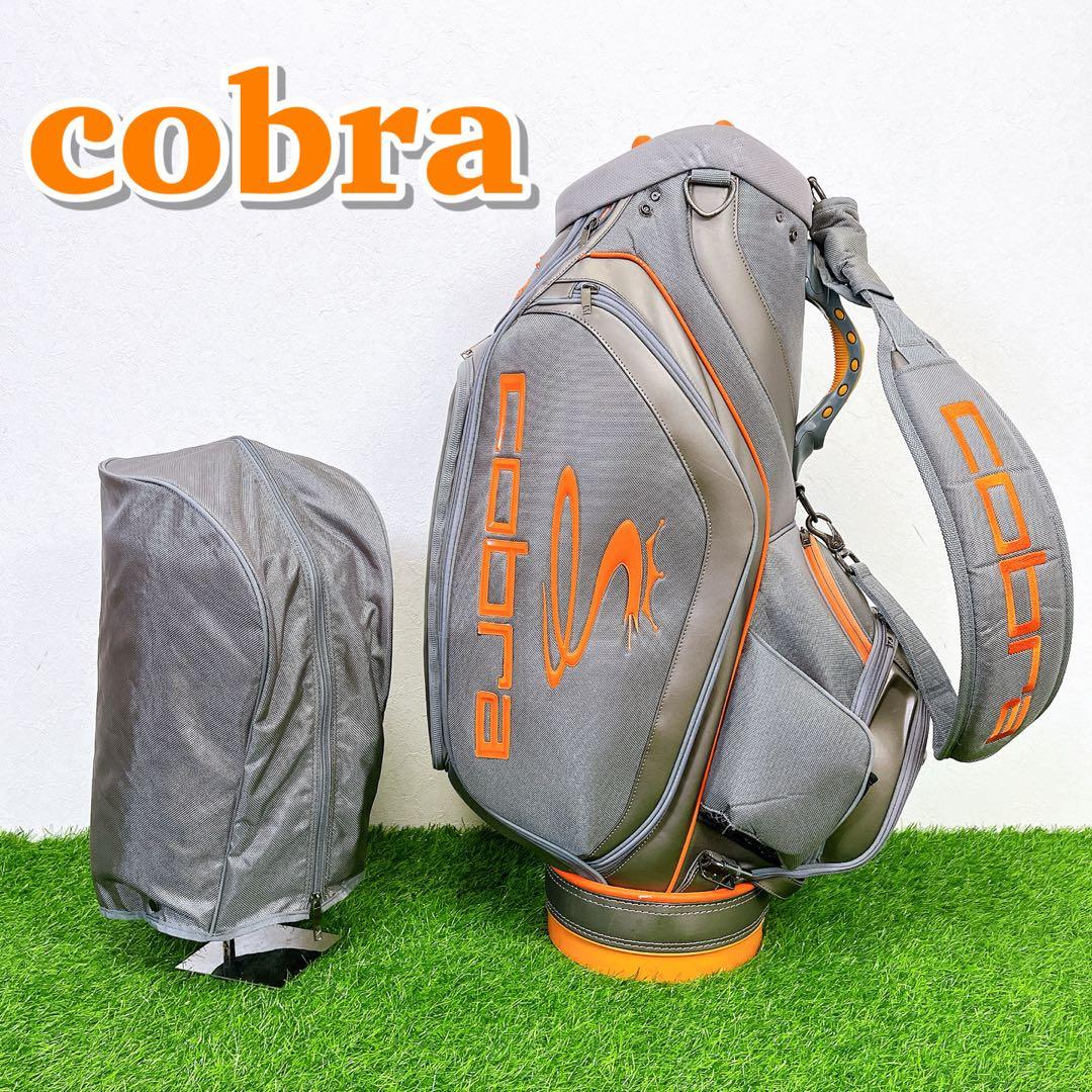 【入手困難】cobra コブラ　キャディバッグ COBRA (コブラ) キャディバッグ ホワイト 6分割 セルフ式スタンド