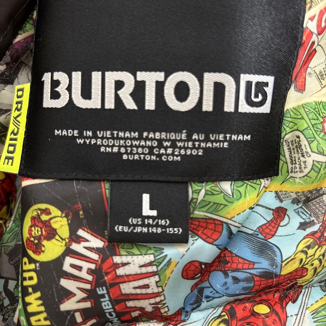 新品 BURTON キッズ L スノーボードウェア ジャケット150 マーベル