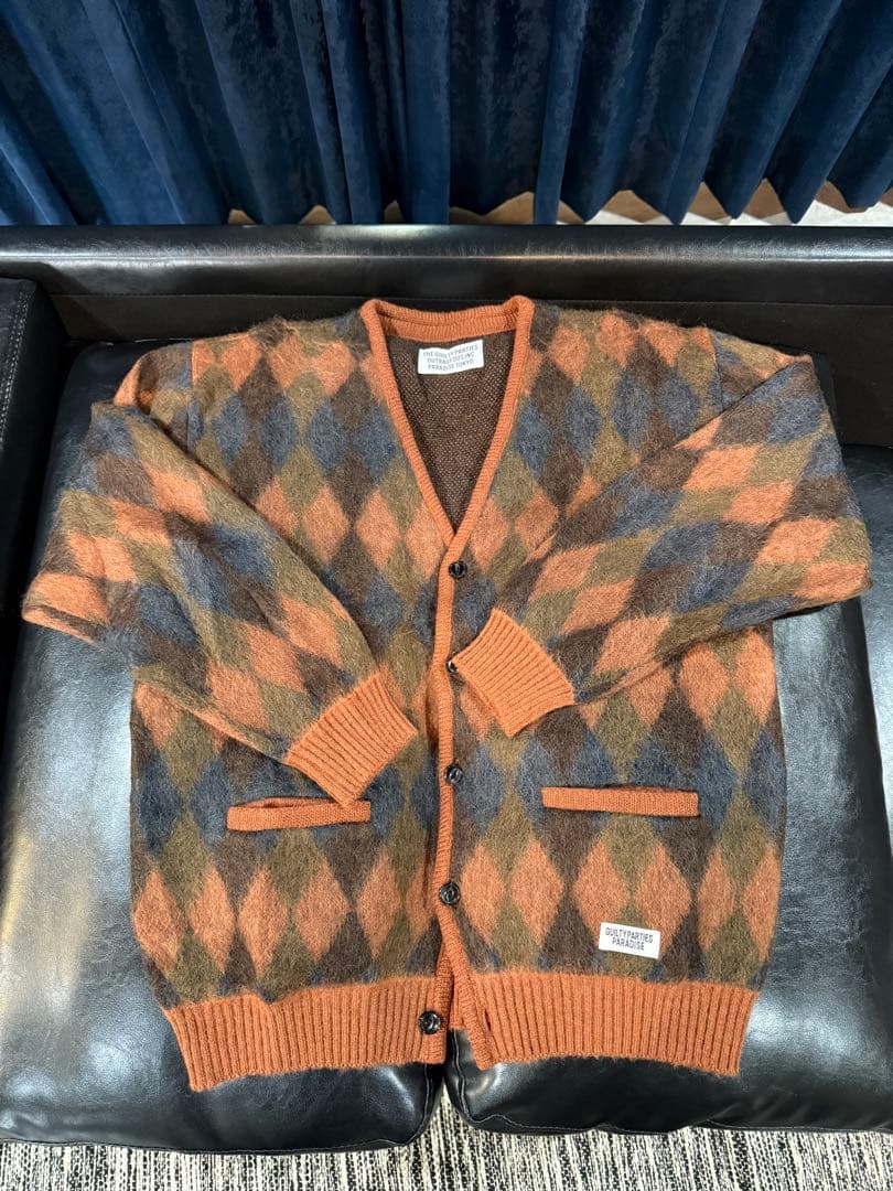 トップス WACKO MARIA MOHAIR CARDIGAN WACKO MARIA LEOPARD MOHAIR JACQUARD KNIT CARDIGAN. Sold out. THANKS !