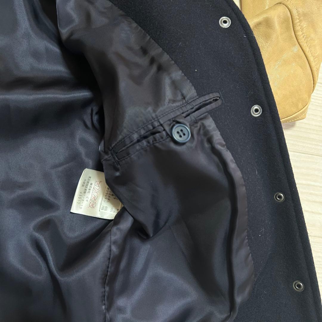 希少 BIGI 40周年記念モデル レザー ヴィンテージ スタジアムジャンパー