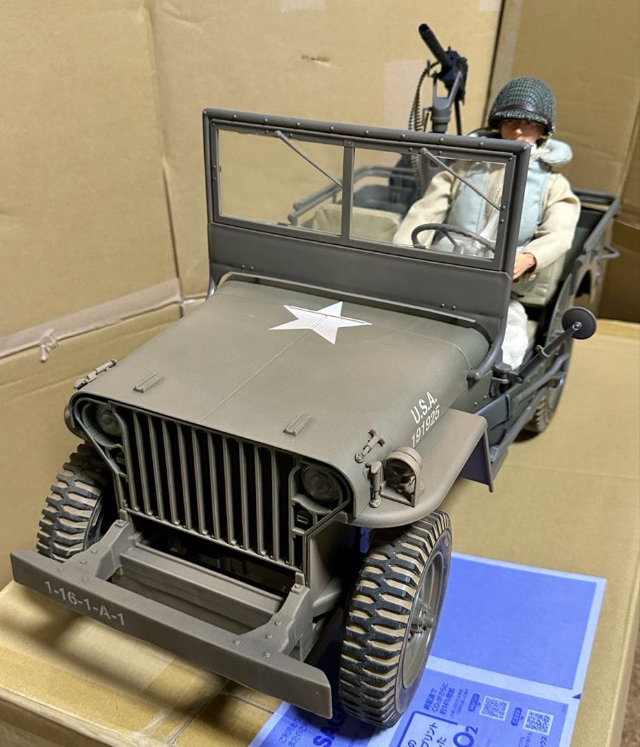 WILLYS JEEP 1/6サイズ ジープ フィギュア付き - メルカリ