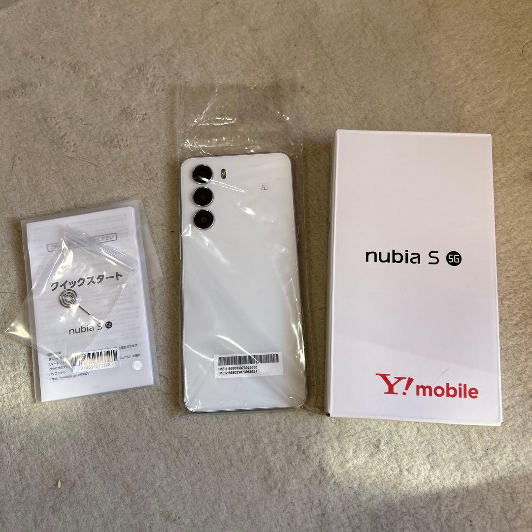 nubia S 5G ホワイト 本体 - メルカリ