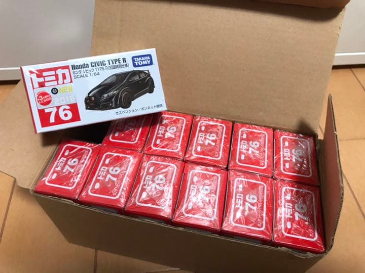 トミカ no.76 ホンダ シビック タイプr 初回特別仕様 12台セット 新品 トミカ 76 ホンダ シビック TYPE R (初回特別仕様) 240001009875