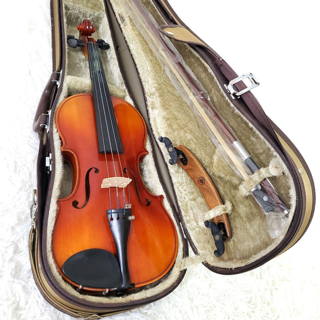 SUZUKI バイオリン NO.200 4/4 1997 肩当て　弓 ケース付 SUZUKI バイオリン NO.200 4/4 1997 肩当て 弓 ケース付 SUZUKI