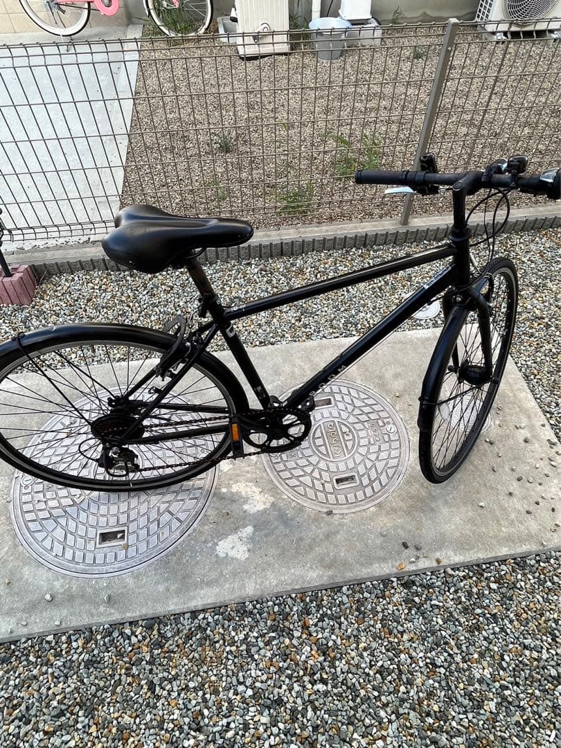 店舗にて点検済み700C クロスバイク ROOM ROOMアーバンクロス BK 店舗にて