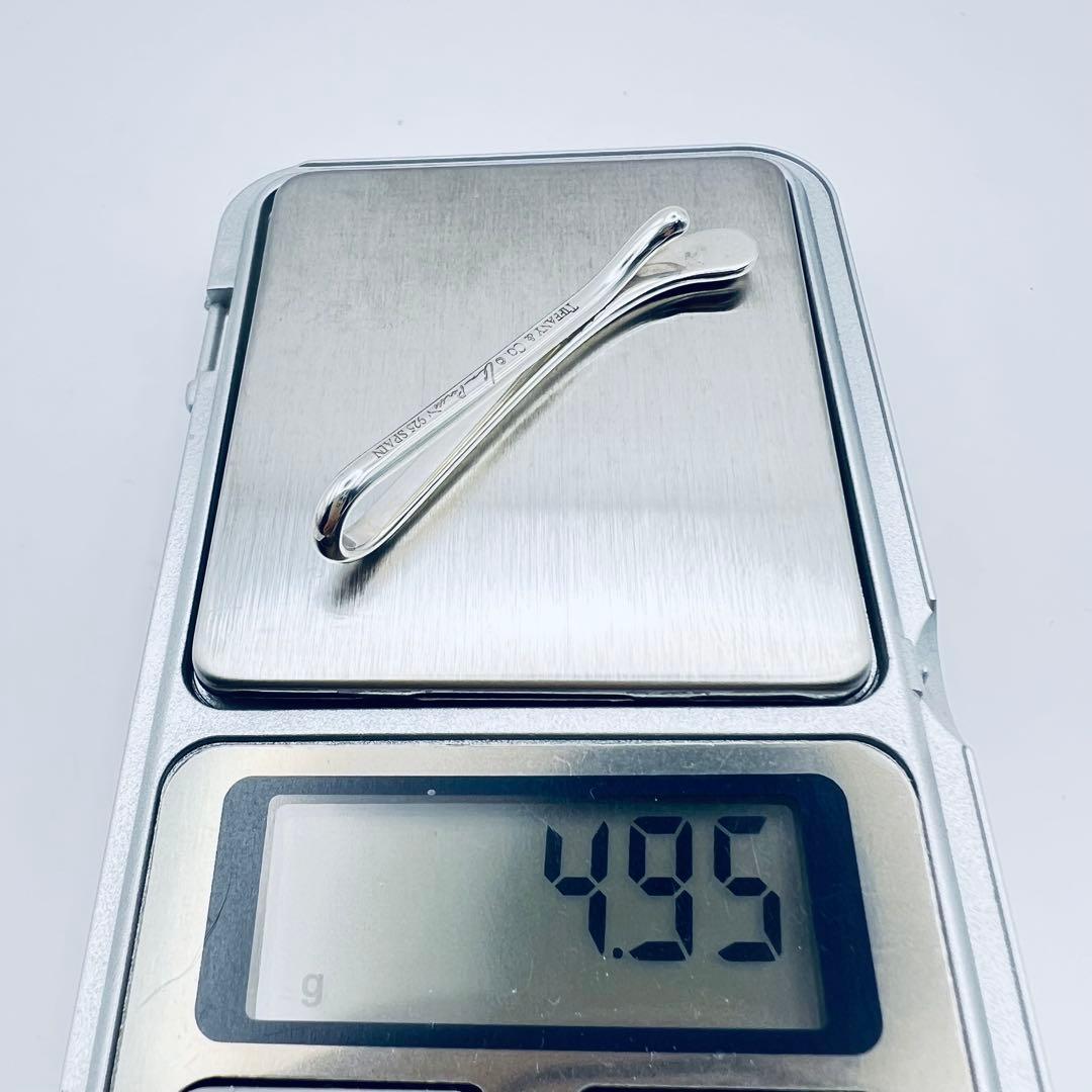 美品 ティファニー ティアドロップ ネクタイピン クリップ バー