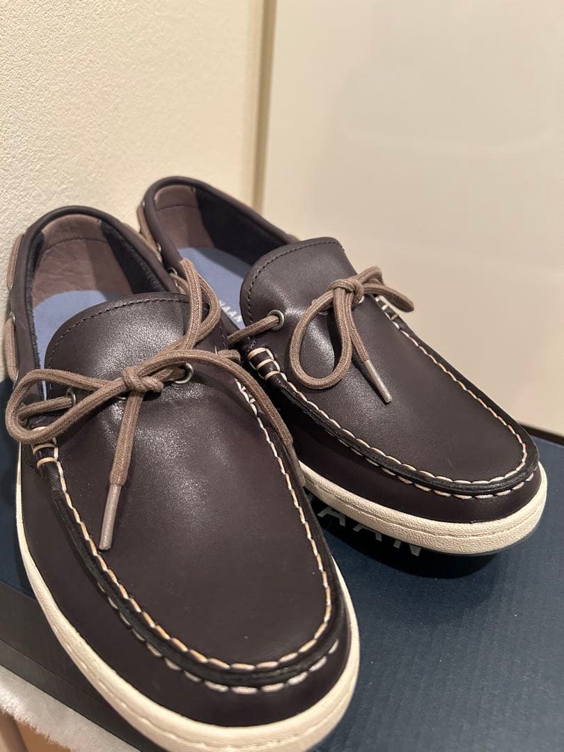 r*9様 COLE HAAN ダークブラウン モカシン メンズ