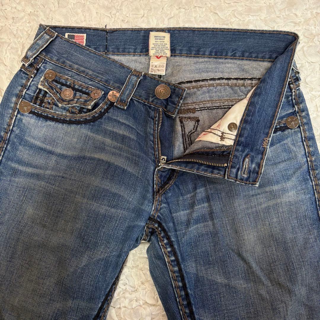 レア極太黒ステッチ TRUE RELIGION BILLY SUPERQT - メルカリ