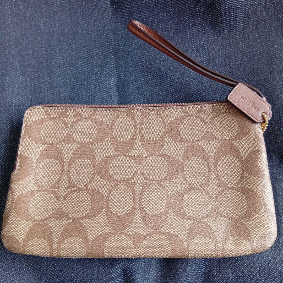みかんぼうや様専用 新品 COACH ダブルジップポーチ アウトレット