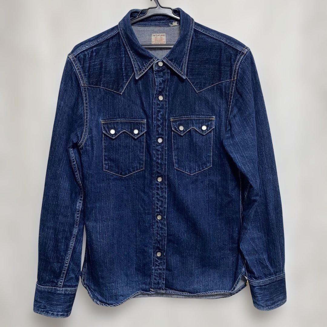 フラットヘッド　THE FLAT HEAD デニムシャツ　ウエスタン　40 The Flat Head（フラッドヘッド） 【34%OFF／定価30,000円】THE FLAT
