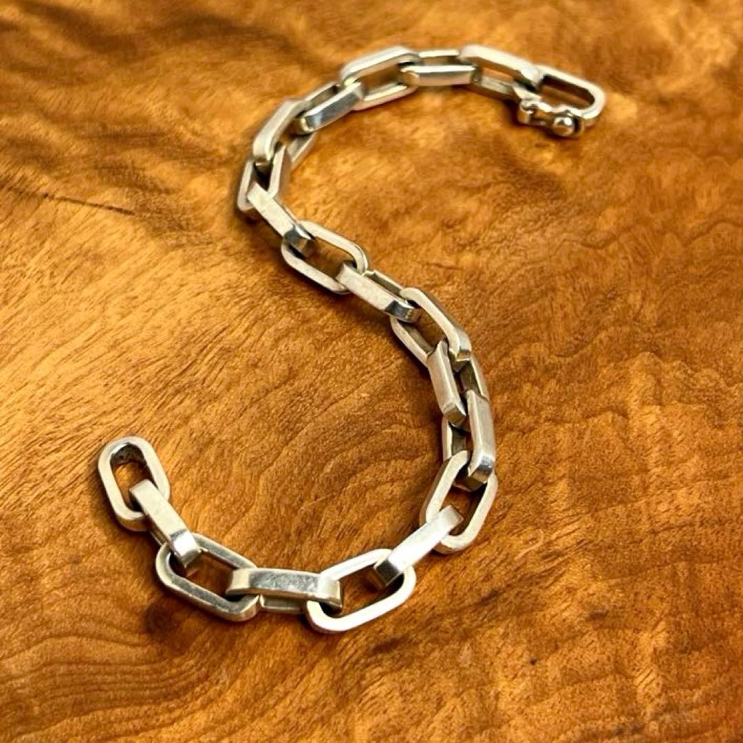 UK ヴィンテージ シルバー トルグ リンク ブレスレット STIRLING