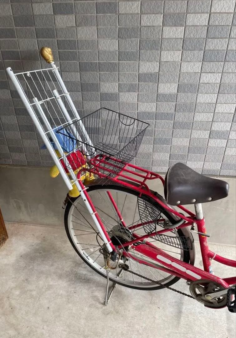 ⭐︎【世界に一台】⭐︎ギア付き改造27インチチャリ旧デコチャリ残骸
