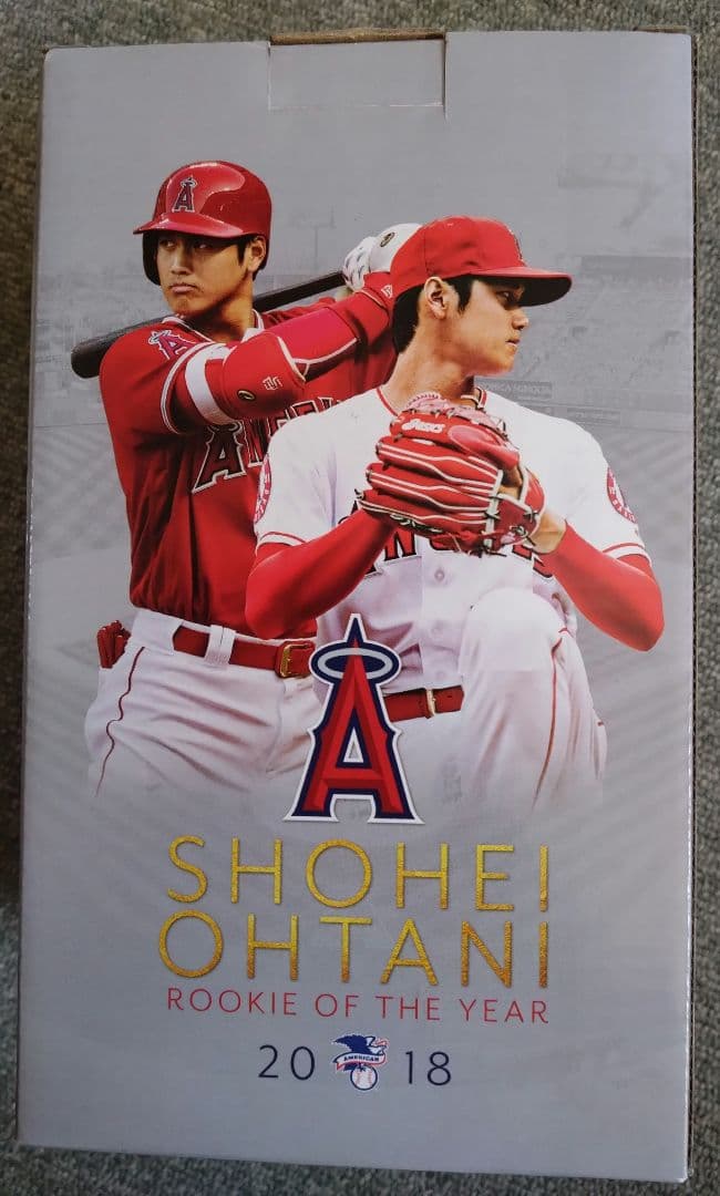 大谷翔平 ボブルヘッドフィギュア ルーキーオブザイヤー2018 エンゼルス 限定 MLB 大谷翔平 ロサンゼルス・エンゼルス フィギュア ルーキー オブ ザ
