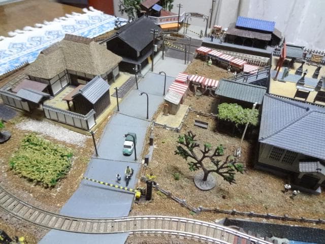鉄道模型少年時代レイアウト・ジオラマ完成品 サウンドSP・家屋台照明