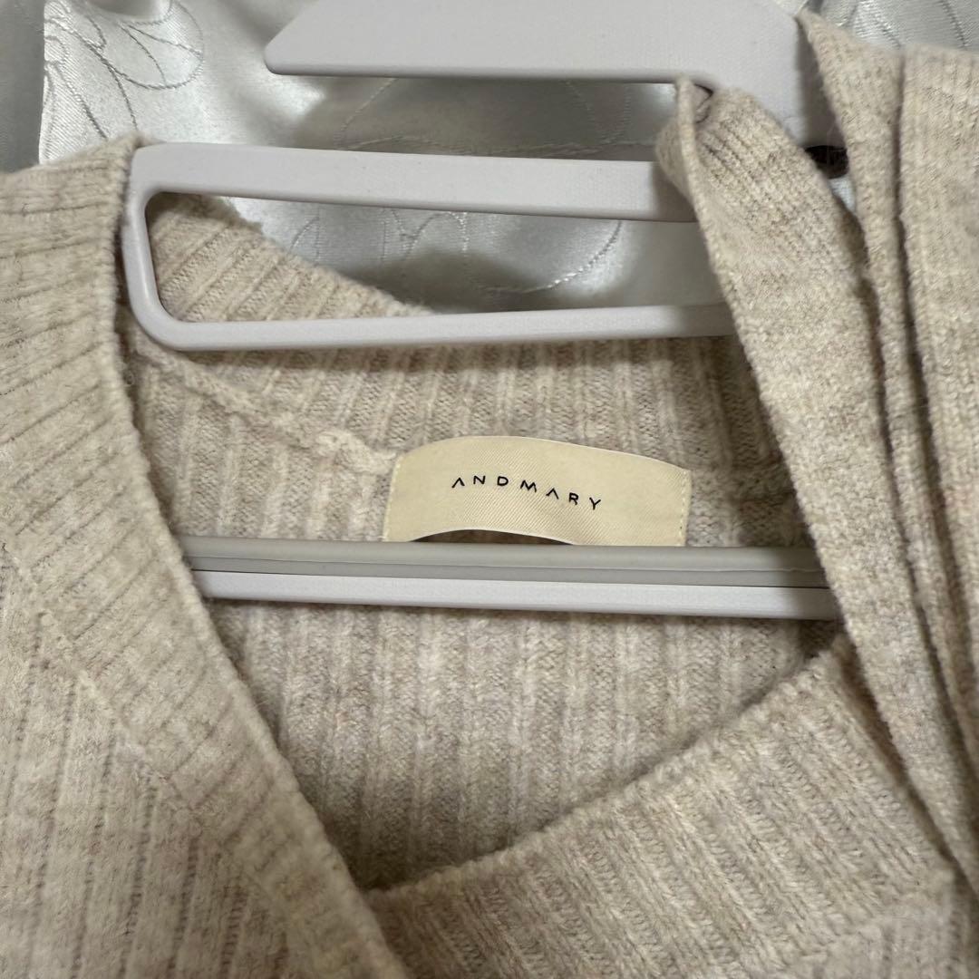 andmary Dahlia tunic set up beige - セットアップオンライン で 販売