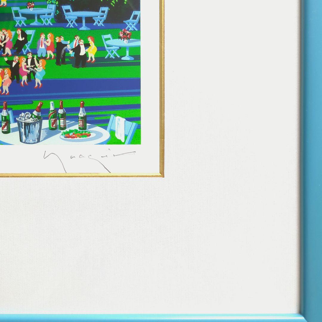 お値下げ* ヒロヤマガタ「スターライト イブニング」直筆サイン 額縁