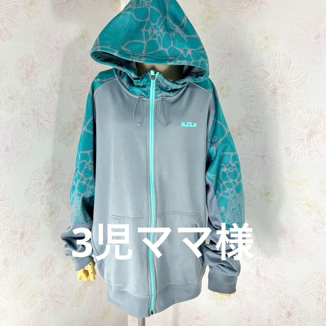 レブロン ジェームズ NIKE ナイキ フルジップパーカー イヤホン XL