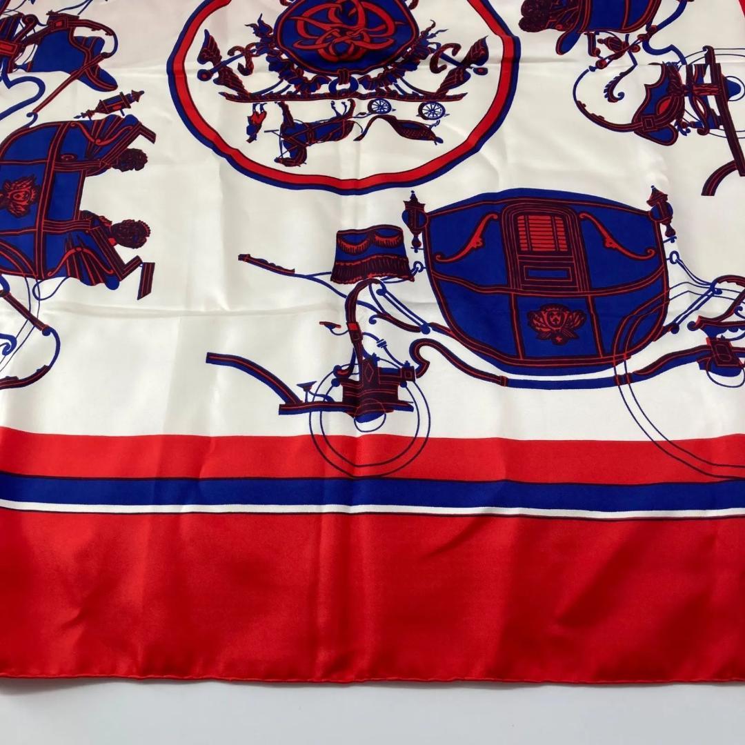 11712✨エルメス タグあり スカーフ カレ90 カレ エクスリブリス ホース