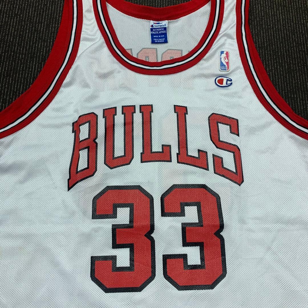 送料無料】90年代 シカゴ・ブルズ ピッペン 33番ユニホーム - メルカリ